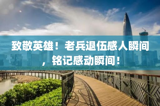 致敬英雄！老兵退伍感人瞬间，铭记感动瞬间！