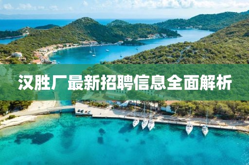 汉胜厂最新招聘信息全面解析