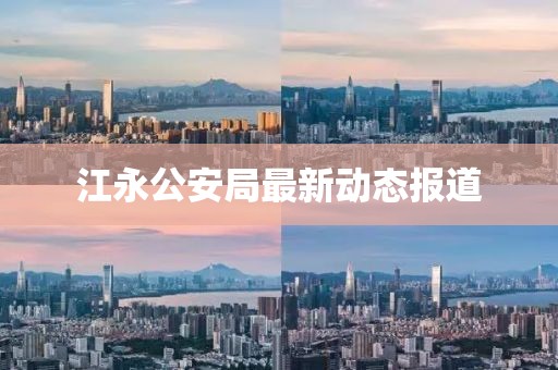 江永公安局最新动态报道