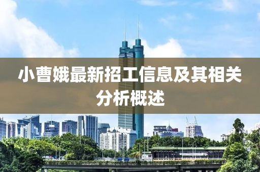 小曹娥最新招工信息及其相关分析概述