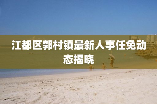 江都区郭村镇最新人事任免动态揭晓