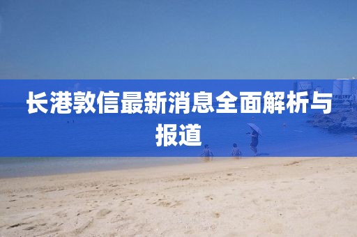 长港敦信最新消息全面解析与报道