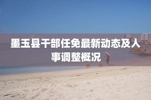 墨玉县干部任免最新动态及人事调整概况