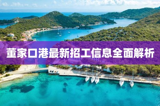 董家口港最新招工信息全面解析