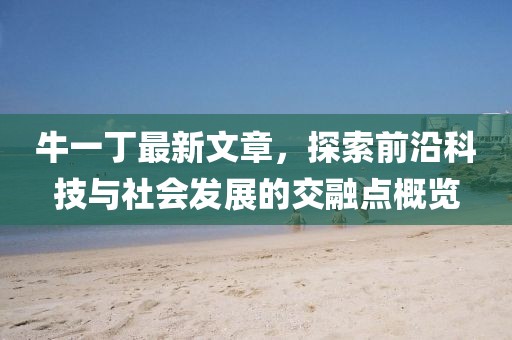 牛一丁最新文章，探索前沿科技与社会发展的交融点概览