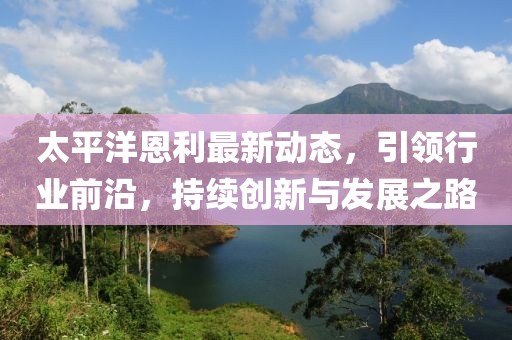 太平洋恩利最新动态，引领行业前沿，持续创新与发展之路