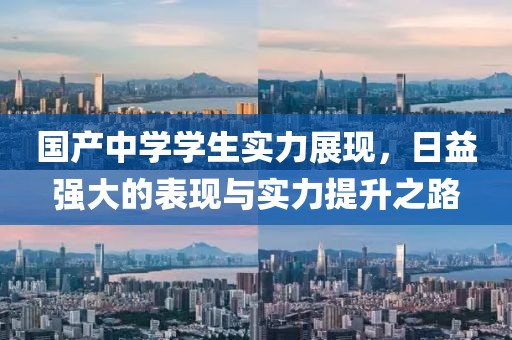 国产中学学生实力展现，日益强大的表现与实力提升之路