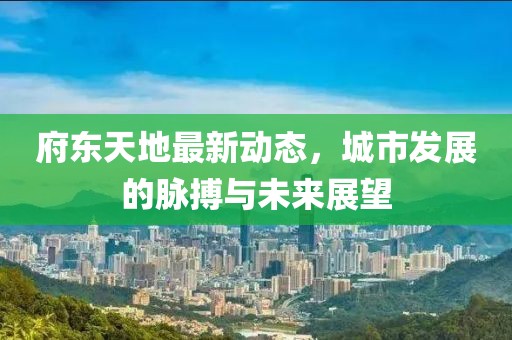 府东天地最新动态，城市发展的脉搏与未来展望