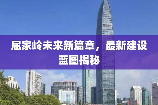 屈家岭未来新篇章，最新建设蓝图揭秘