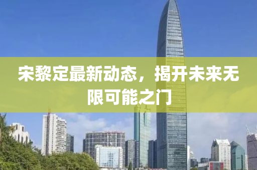 宋黎定最新动态，揭开未来无限可能之门