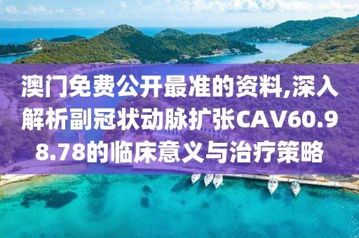 澳门免费公开最准的资料,深入解析副冠状动脉扩张CAV60.98.78的临床意义与治疗策略