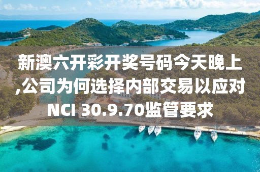 新澳六开彩开奖号码今天晚上,公司为何选择内部交易以应对NCI 30.9.70监管要求