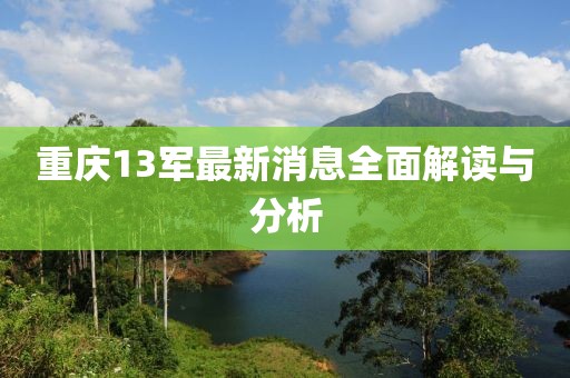 重庆13军最新消息全面解读与分析