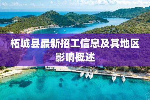 柘城县最新招工信息及其地区影响概述