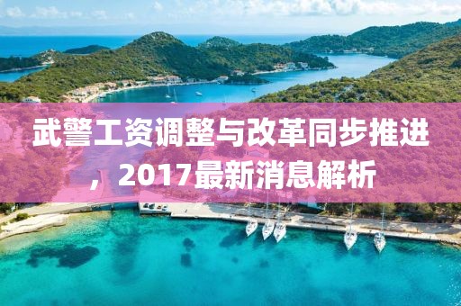 武警工资调整与改革同步推进，2017最新消息解析