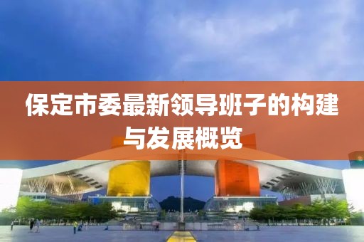 保定市委最新领导班子的构建与发展概览