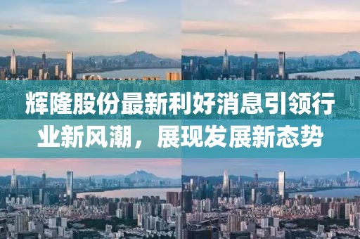 辉隆股份最新利好消息引领行业新风潮，展现发展新态势