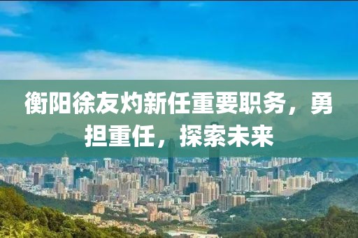 衡阳徐友灼新任重要职务，勇担重任，探索未来