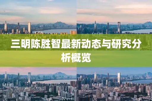 三明陈胜智最新动态与研究分析概览