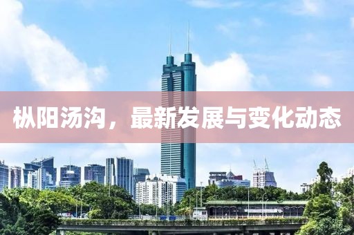 枞阳汤沟，最新发展与变化动态