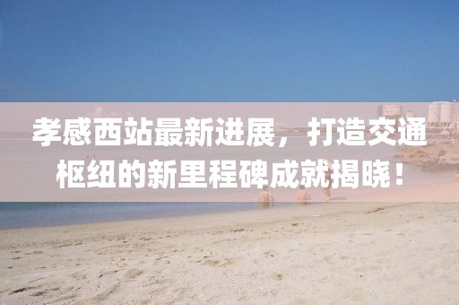 孝感西站最新进展，打造交通枢纽的新里程碑成就揭晓！