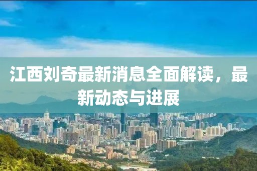 江西刘奇最新消息全面解读，最新动态与进展