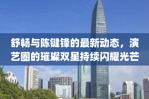 舒畅与陈键锋的最新动态，演艺圈的璀璨双星持续闪耀光芒