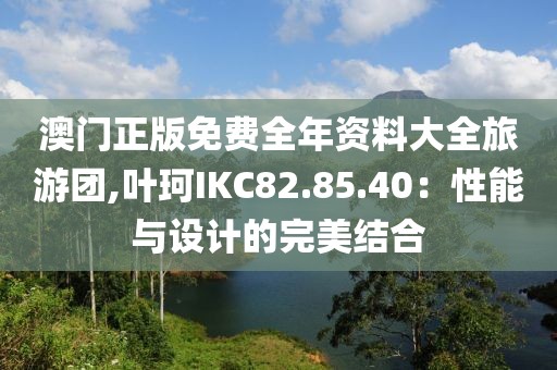 澳门正版免费全年资料大全旅游团,叶珂IKC82.85.40：性能与设计的完美结合