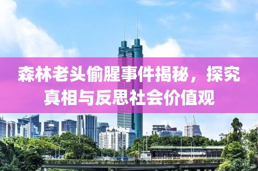 森林老头偷腥事件揭秘，探究真相与反思社会价值观