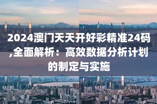 2024澳门天天开好彩精准24码,全面解析：高效数据分析计划的制定与实施