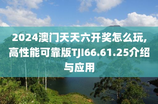 2024澳门天天六开奖怎么玩,高性能可靠版TJI66.61.25介绍与应用