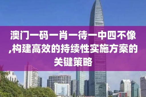 澳门一码一肖一待一中四不像,构建高效的持续性实施方案的关键策略