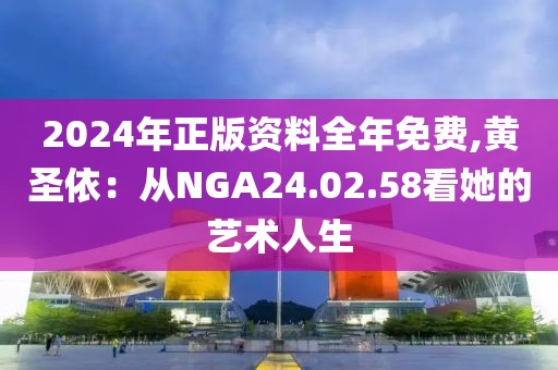 2024年正版资料全年免费,黄圣依：从NGA24.02.58看她的艺术人生