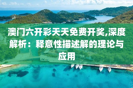 澳门六开彩天天免费开奖,深度解析：释意性描述解的理论与应用