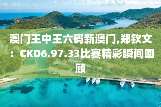 澳门王中王六码新澳门,郑钦文：CKD6.97.33比赛精彩瞬间回顾