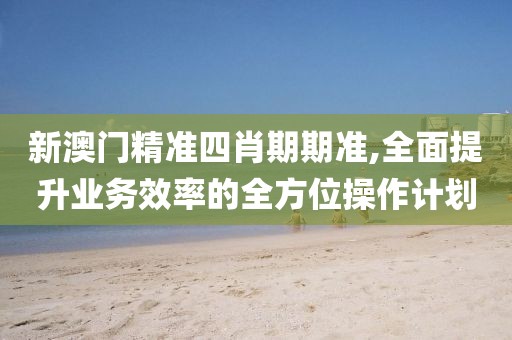 新澳门精准四肖期期准,全面提升业务效率的全方位操作计划