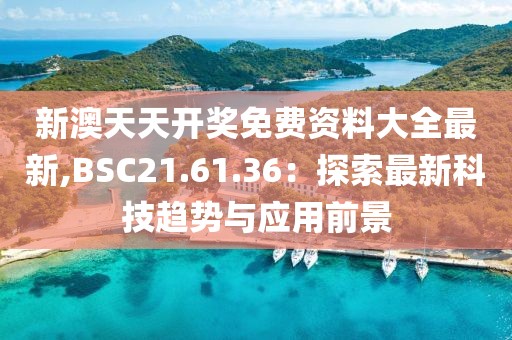 新澳天天开奖免费资料大全最新,BSC21.61.36：探索最新科技趋势与应用前景