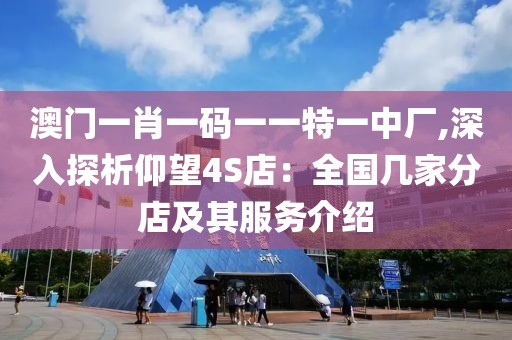 澳门一肖一码一一特一中厂,深入探析仰望4S店：全国几家分店及其服务介绍