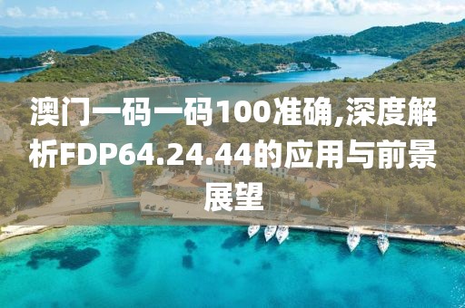 澳门一码一码100准确,深度解析FDP64.24.44的应用与前景展望