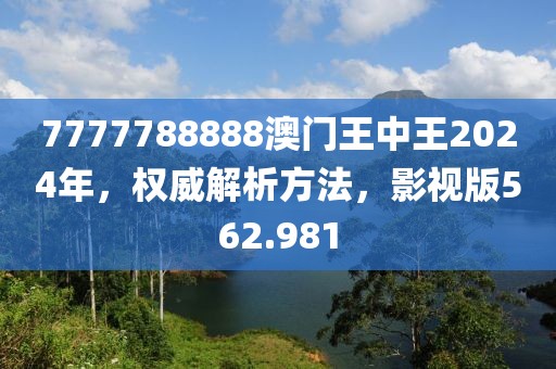 7777788888澳门王中王2024年，权威解析方法，影视版562.981