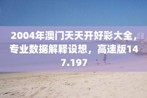 2004年澳门天天开好彩大全，专业数据解释设想，高速版147.197