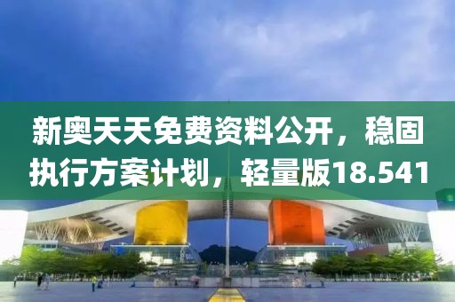 新奥天天免费资料公开，稳固执行方案计划，轻量版18.541