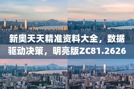 新奥天天精准资料大全，数据驱动决策，明亮版ZC81.2626