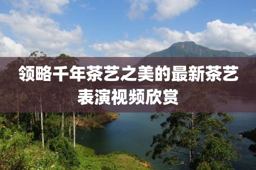领略千年茶艺之美的最新茶艺表演视频欣赏