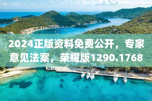 2024正版资料免费公开，专家意见法案，荣耀版1290.1768