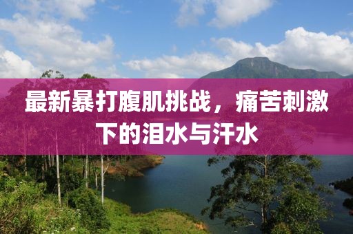 最新暴打腹肌挑战，痛苦刺激下的泪水与汗水